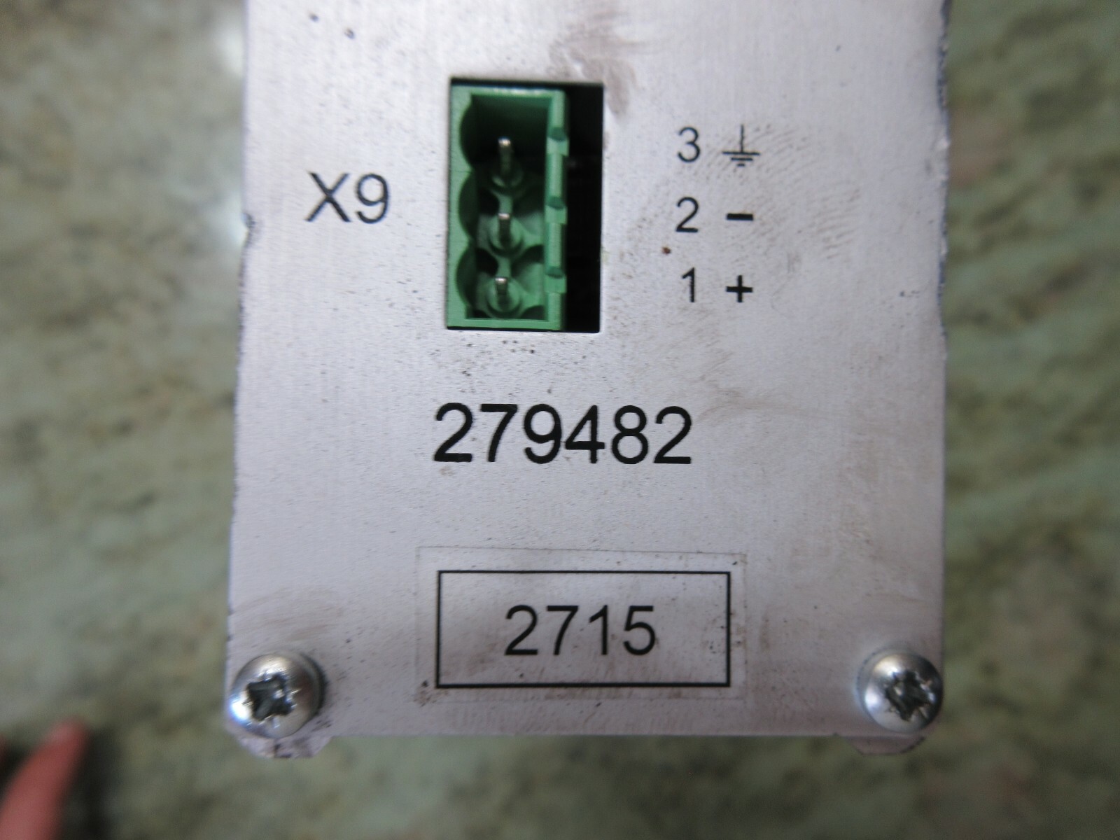 GEHRING POWER UNIT 279482 2715 MOTOR CONTROL CONTROLLER WARRANTY