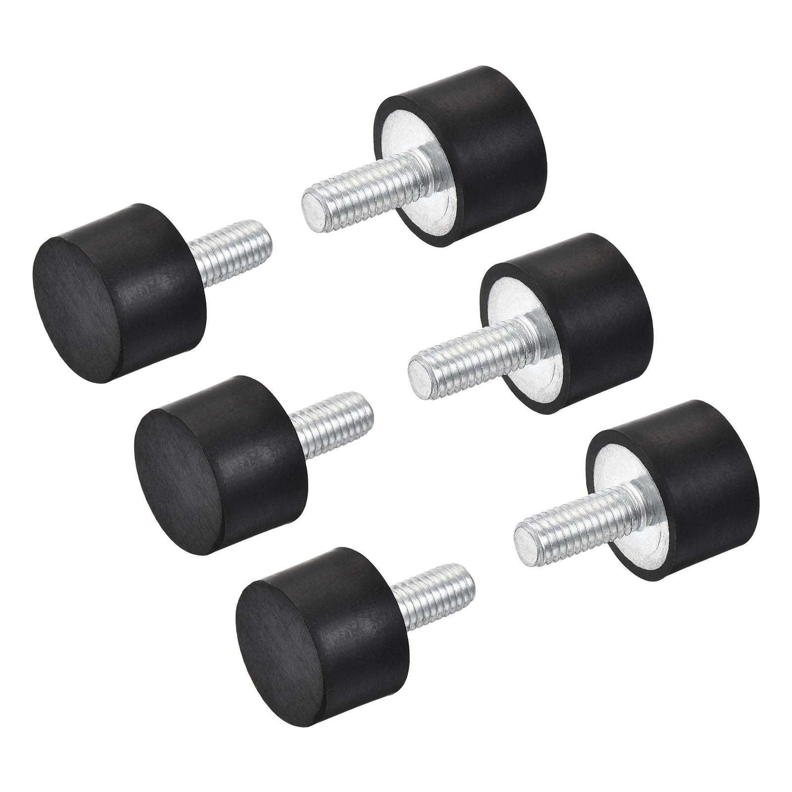uxcell M5 Rubber Mounts 6pcs Male Thread Vibration Isolator Shock Absorber fo…