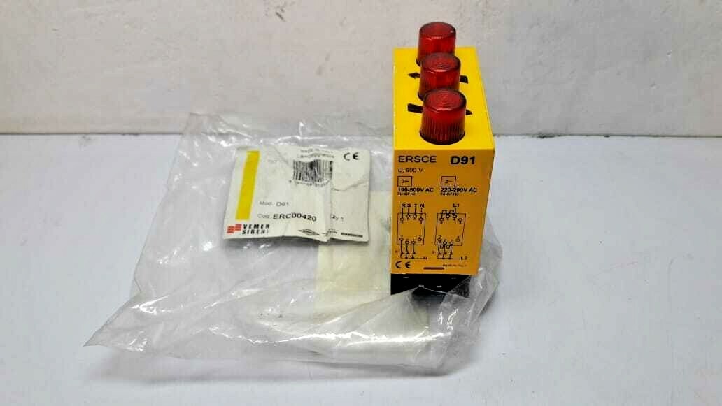 Ersce D91 190-500Vac 50/60Hz 220-290Vac 50/60Hz Relay