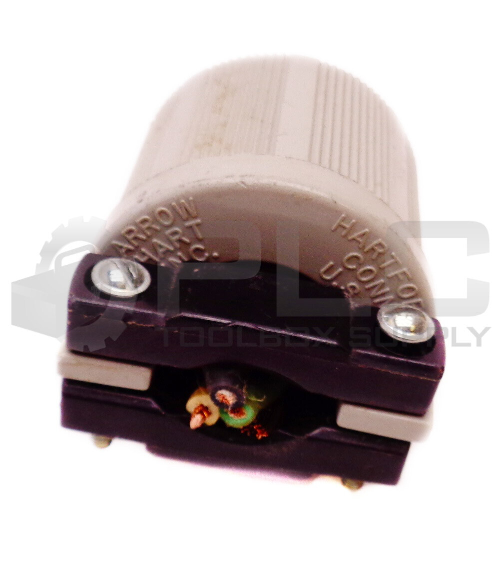 LOT OF 4 ARROW HART 30A 120/280V MALE PLUG