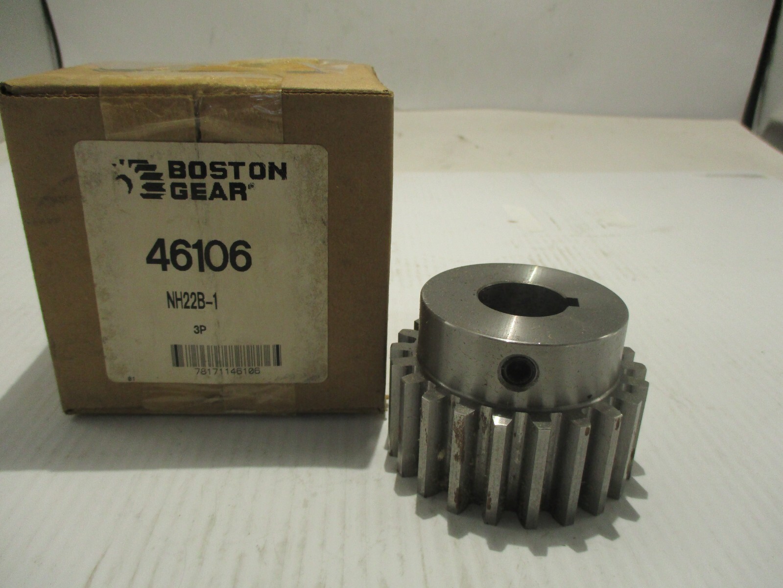 NEW BOSTON GEAR NH22B-1 SPUR GEAR P/N 46106 1″ BORE