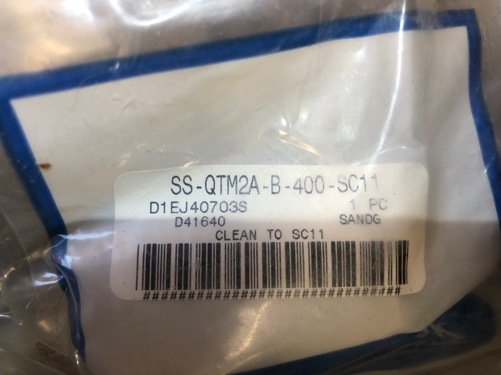 Lot Of 2, Swagelok Quick Connect Body 1/4″, SS-QTM2A-B-400-SC11, SHIPSAMEDAY