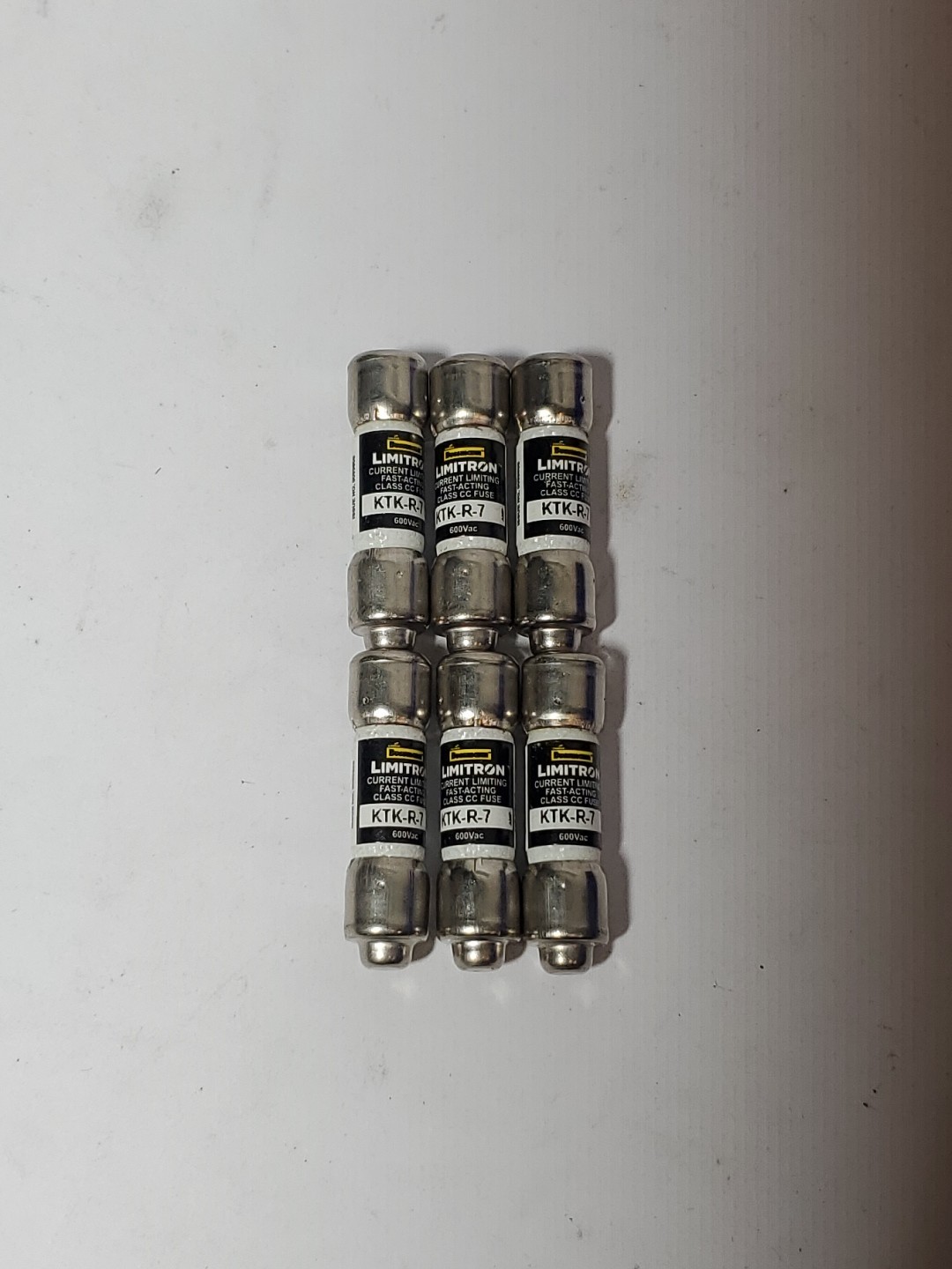(Lot Of 6) Bussmann Limitron KTK-R-7 Fuse