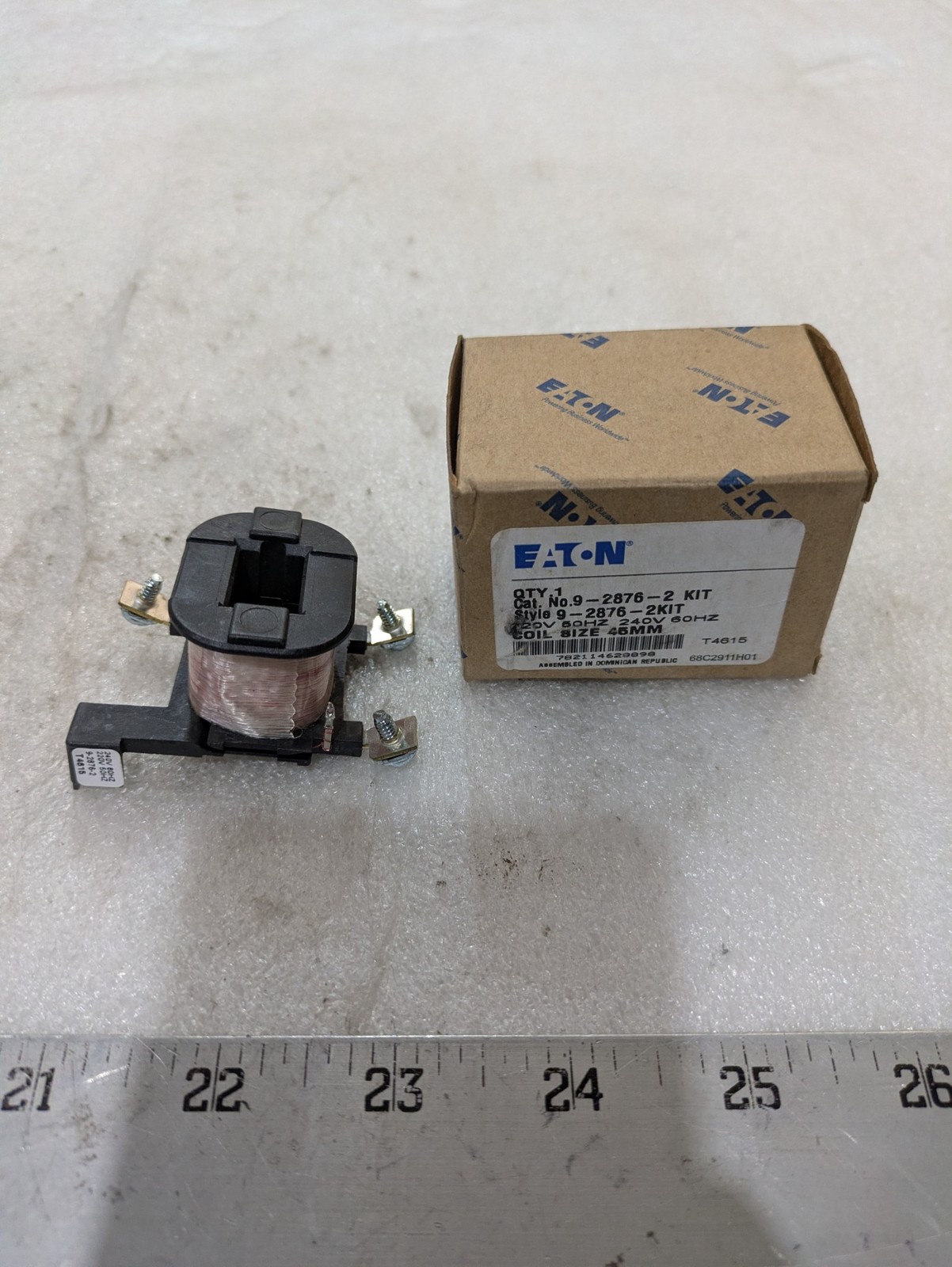 Eaton 9-2876-2 Coil 120-240V 50-60Hz 45mm Industrial Electrical OEM