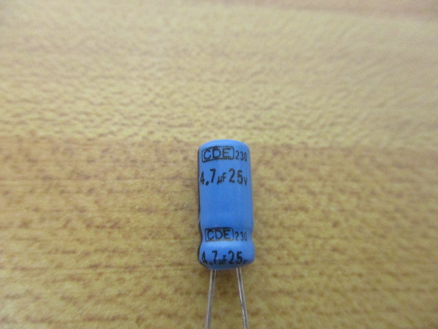 CDE 230 Capacitor 4.7UF 25V (Pack of 13)