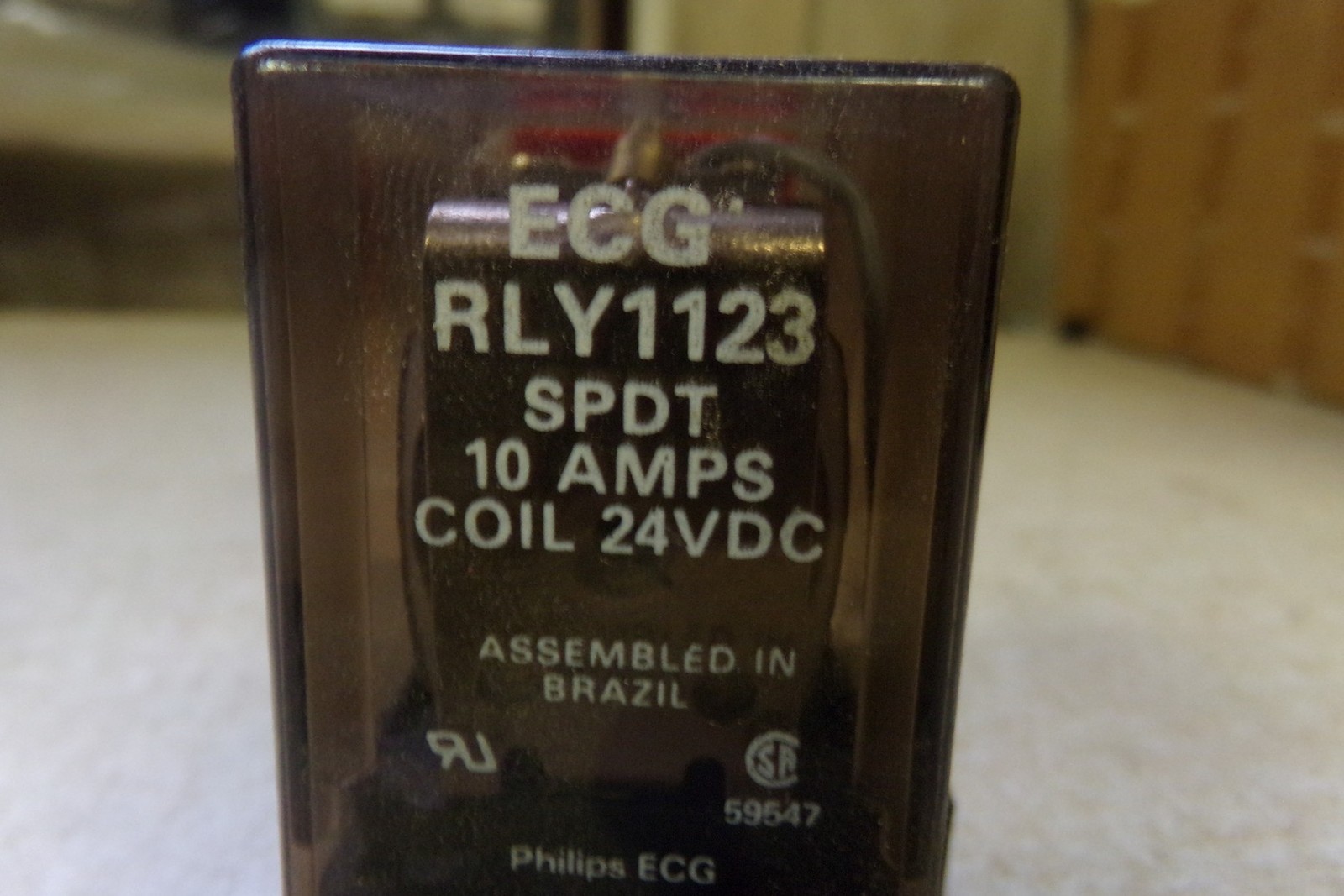 ECG Relay RLY1123 and Socket Base RLY9101 24VDC *FREE SHIPPING*