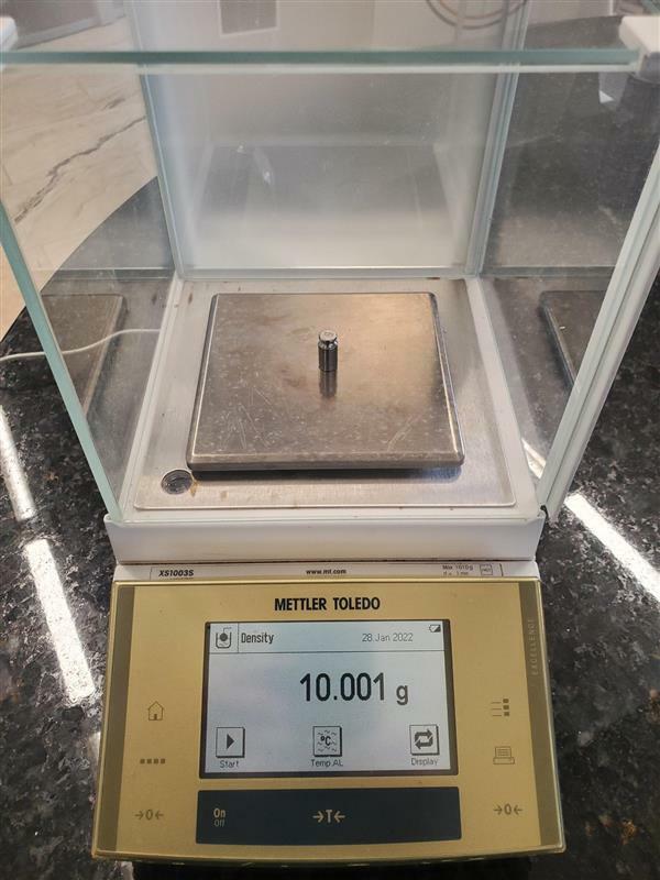 Mettler Toledo XS1003S Topload Analytical Balance Scale (1010g d=1mg) 115 V