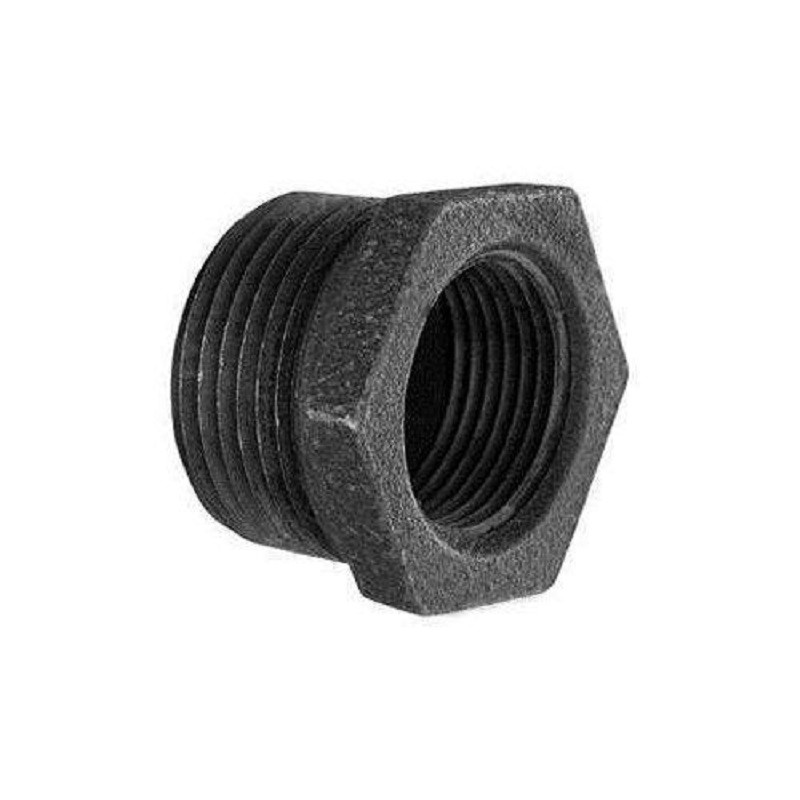 BMI 35124 3/4″ X 3/8″ BLK MI HEX BUSHING