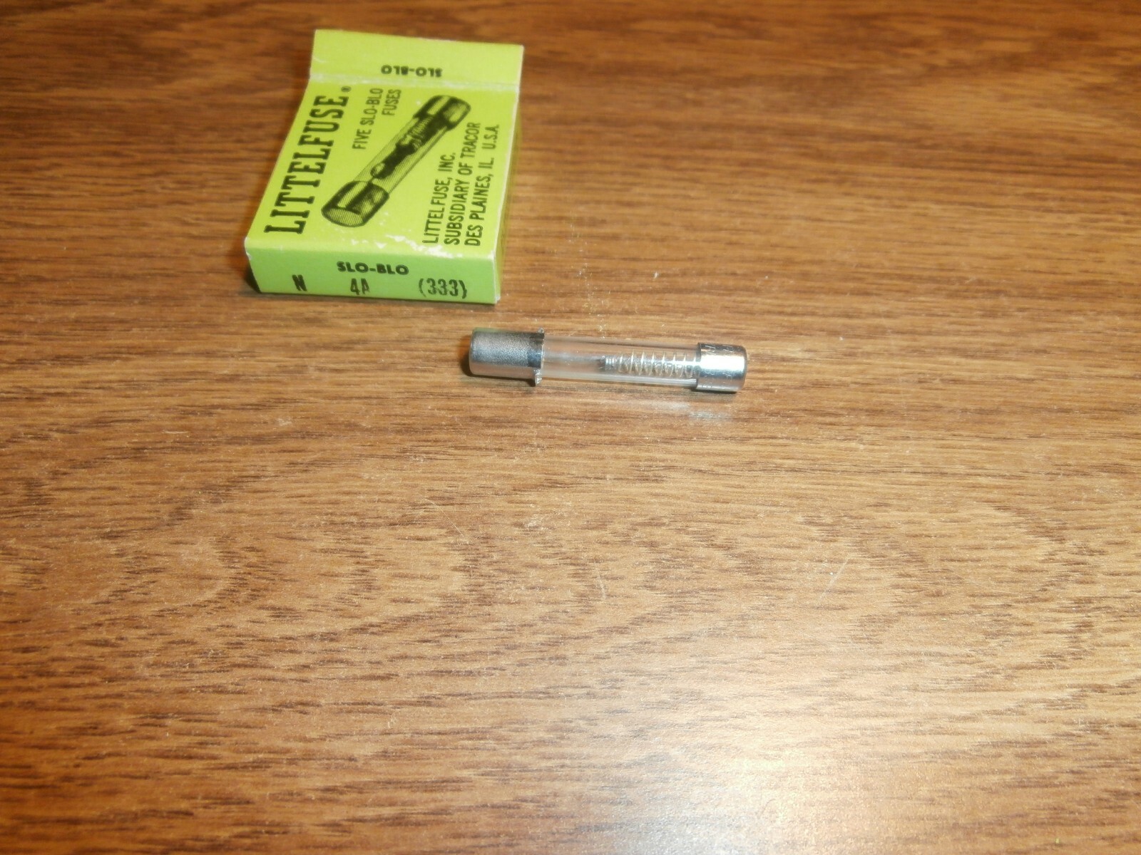 LOT/5 LITTELFUSE 333004 N TYPE SLO-BLO 1/4″X1 1/4″ GLASS FUSE 4 AMP,333-4,NOS
