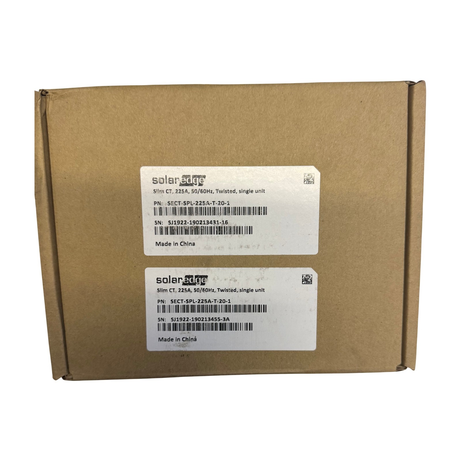 LOT OF 2 SolarEdge SECT-SPL-225A-T-20-1 Slim CT 225A 50/60Hz Twisted Current Tra
