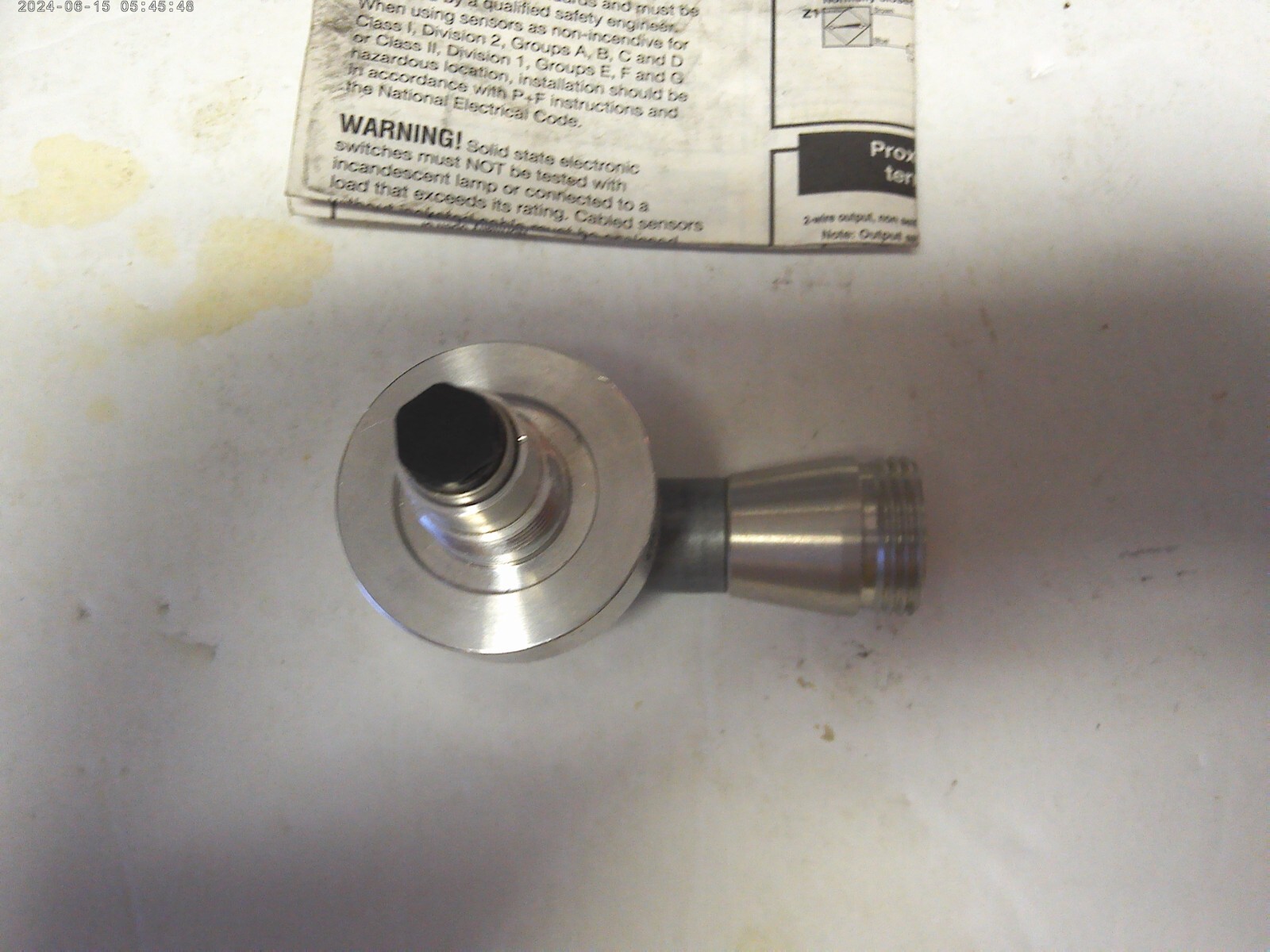 New Pepperl & Fuchs NJ3CUS1025BHM 91441 Proximity Sensor NJ-3-C-US-1.025-BHM