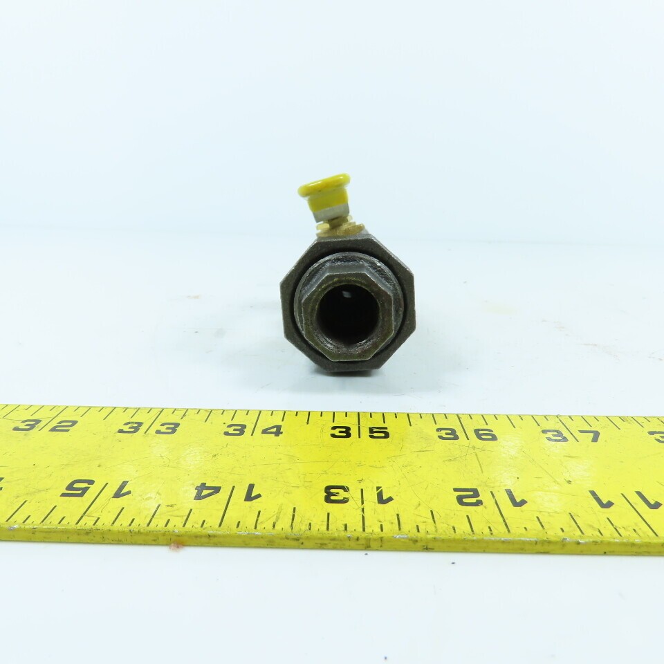 1/2″ NPT x 11-1/2″ Long Flexible Gas Line Assembly W/ Ball Valve & Union