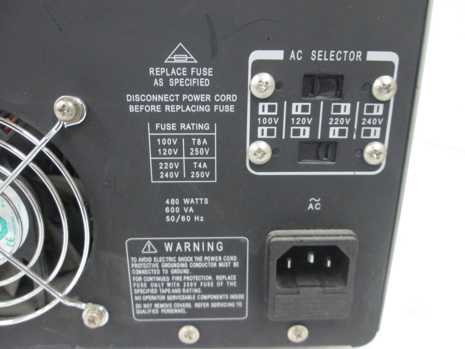 GW INSTEK GPC-18500 LABORATORY DC POWER SUPPLY DUAL TRACKING WITH 5V FIXD