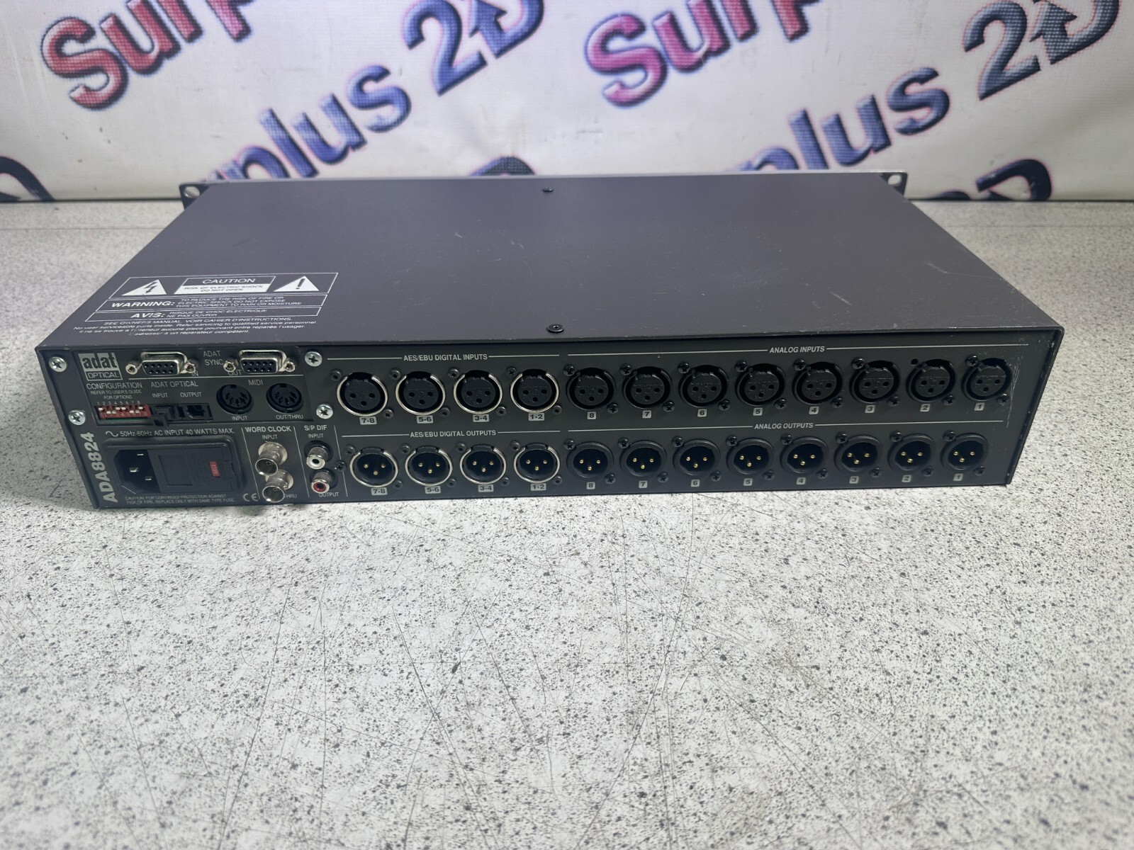 Lucid Technology ADA8824 Eight Channel 24 Bit A/D Converter