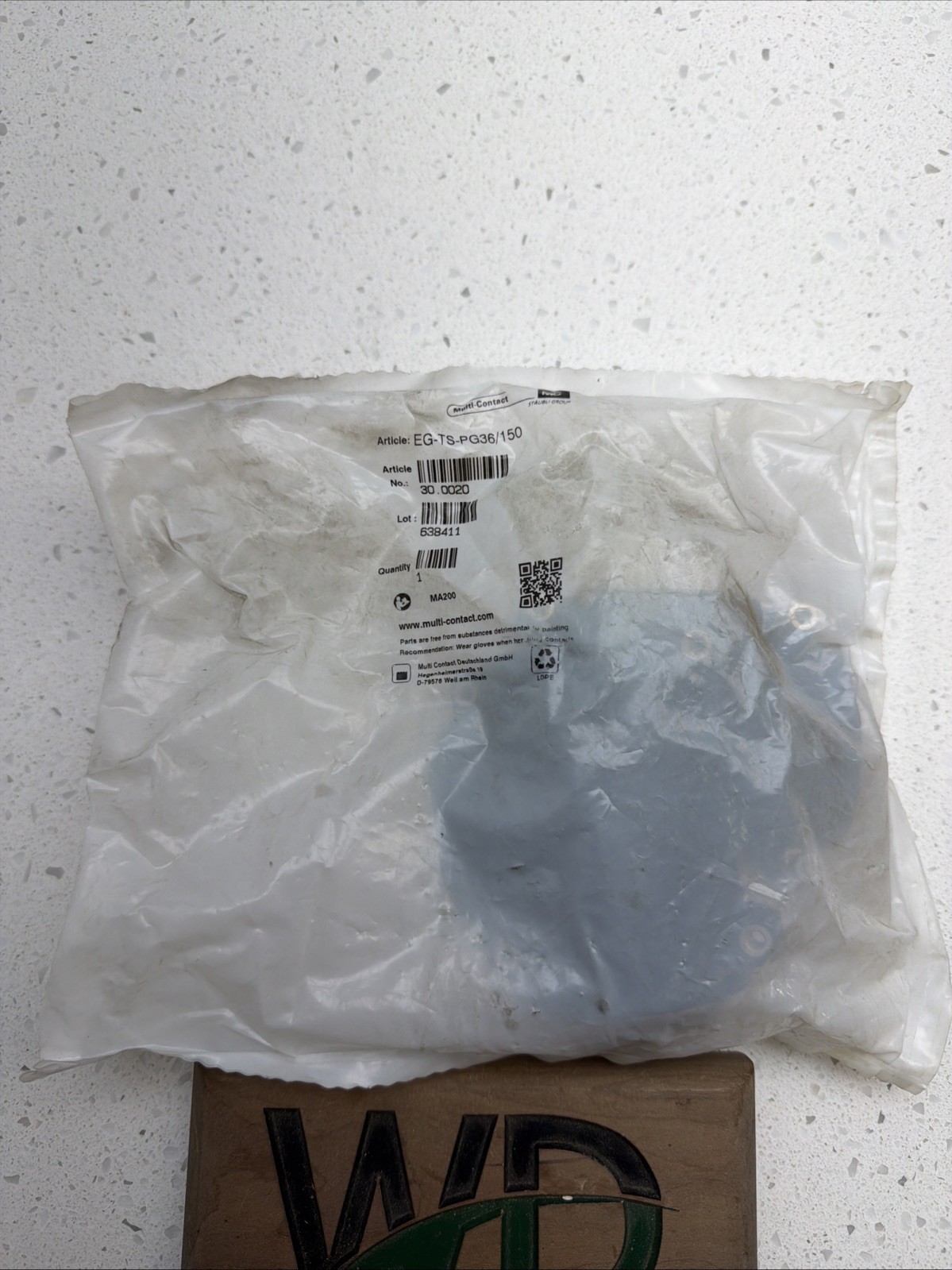 MULTI CONTACT EG-TS-PG36/150, Backshell End Housing, STAUBLI T-Connector
