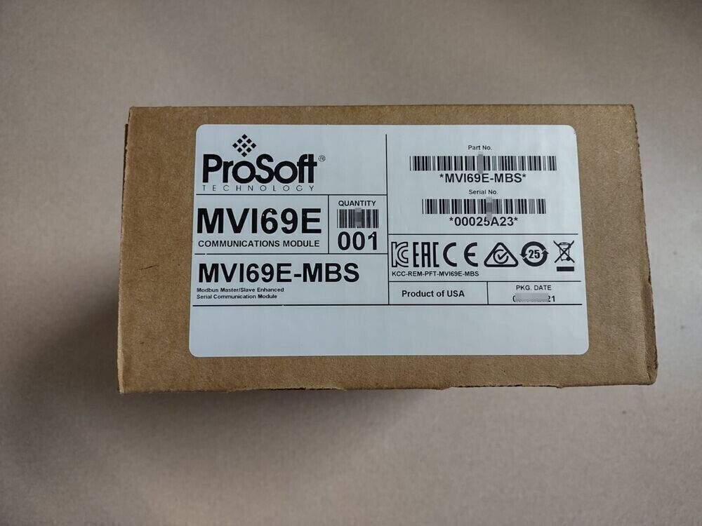 NEW PROSOFT MVI69E-MBS Modbus Serial Enhanced Communication Module