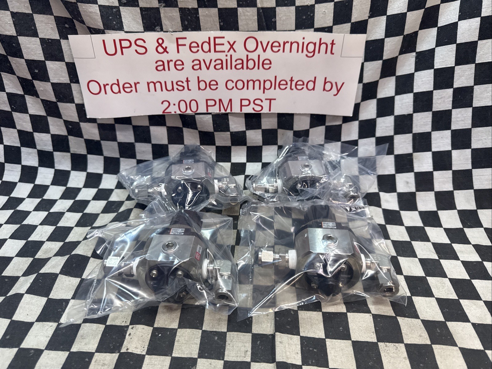 SMC Regulator SRH4011-N03, with SWAGELOK SS-600-2-6 / SS-600-1-6, LOT OF 4 SETS