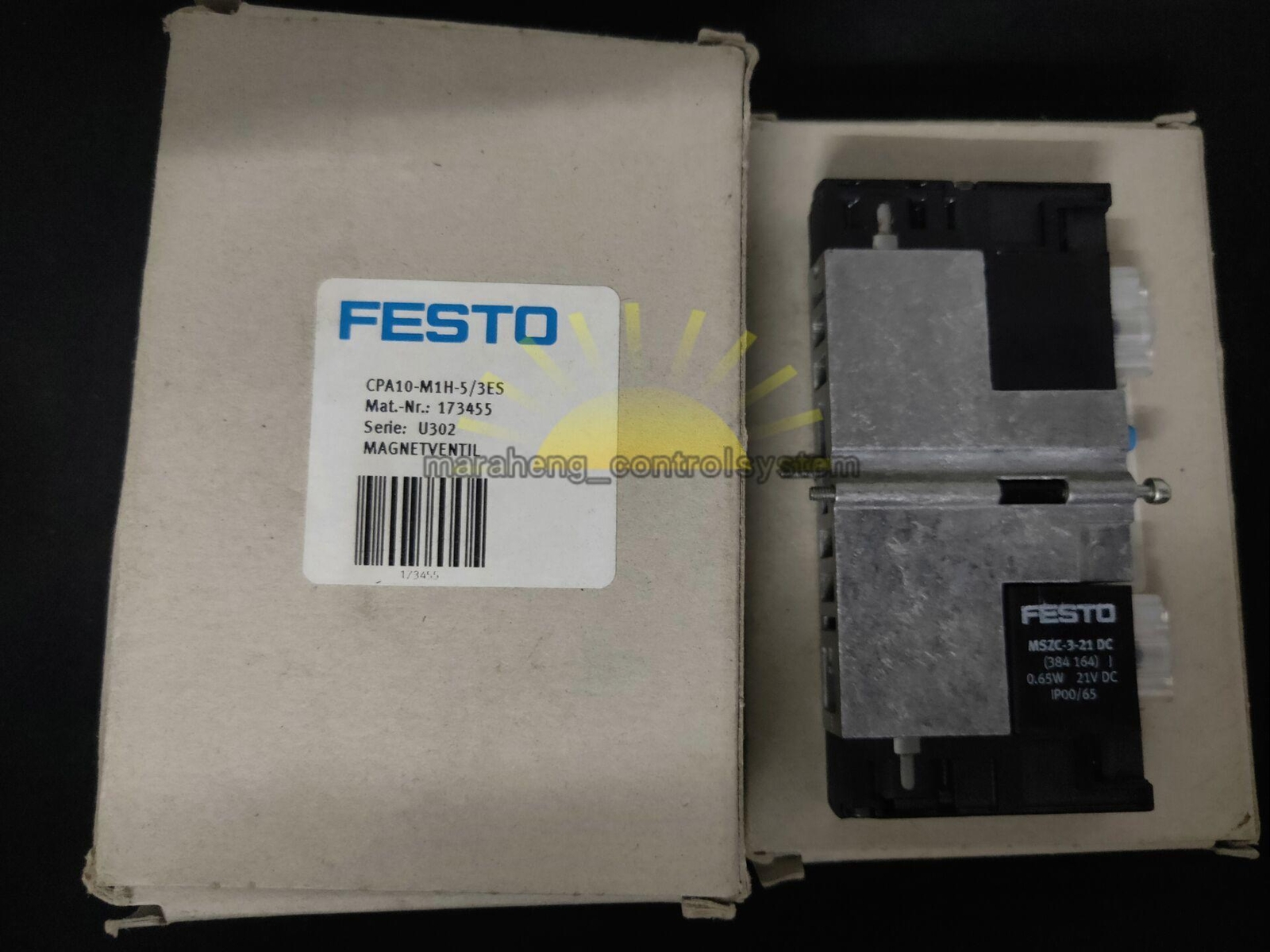 1PCS NEW FESTO CPA10-M1H-5/3-ES 173455 solenoid valve