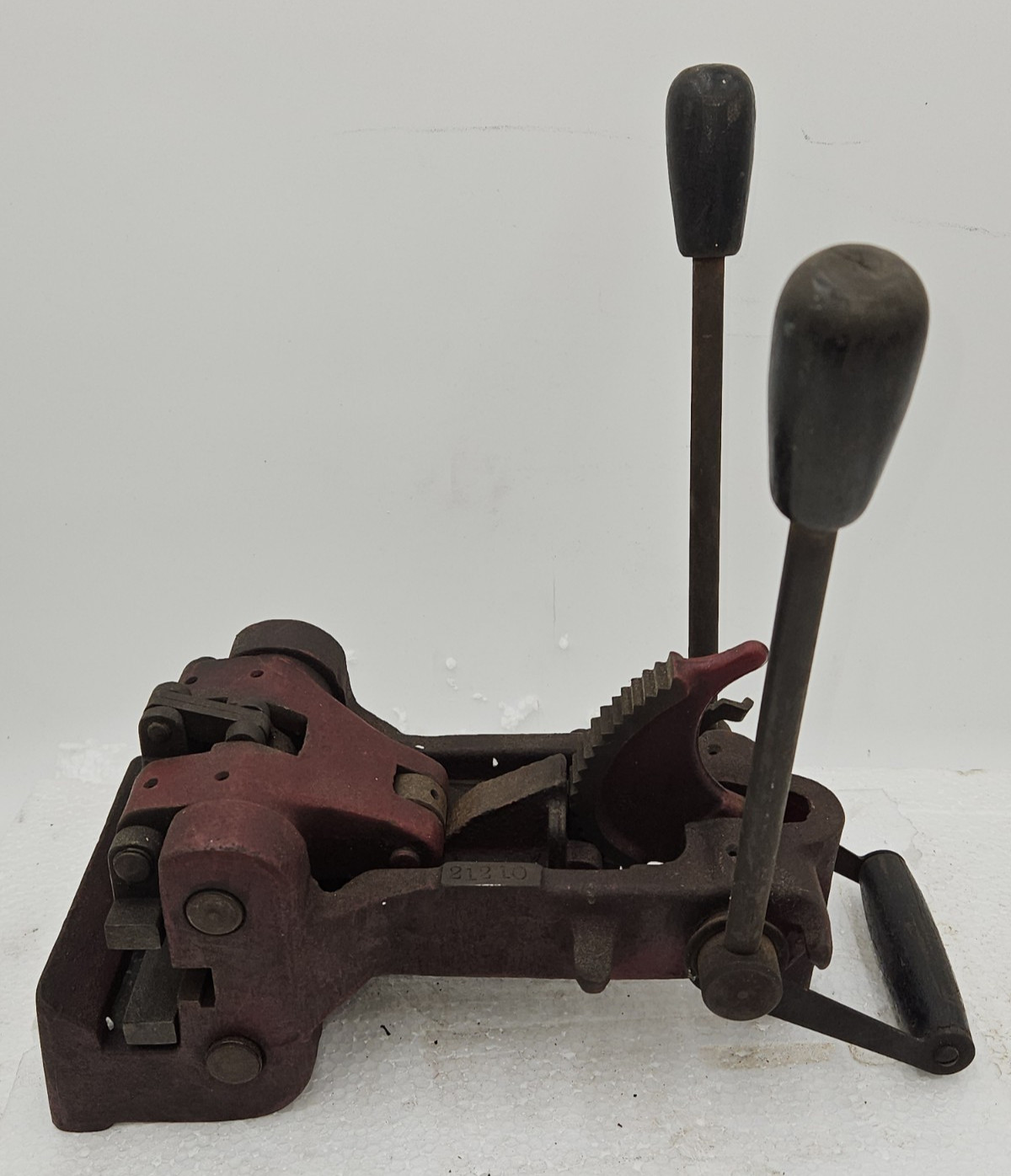 RARE Detroit Belt Lacer Press SER # 21210 Vintage flat belt Lacing. Machine NICE
