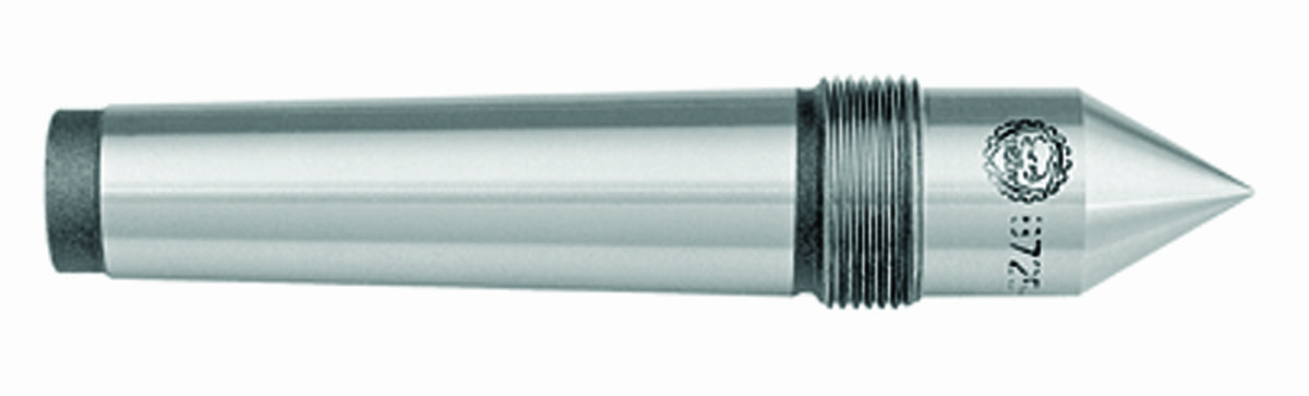 Dead Center with Nut MT 2, Carbide Tipped
