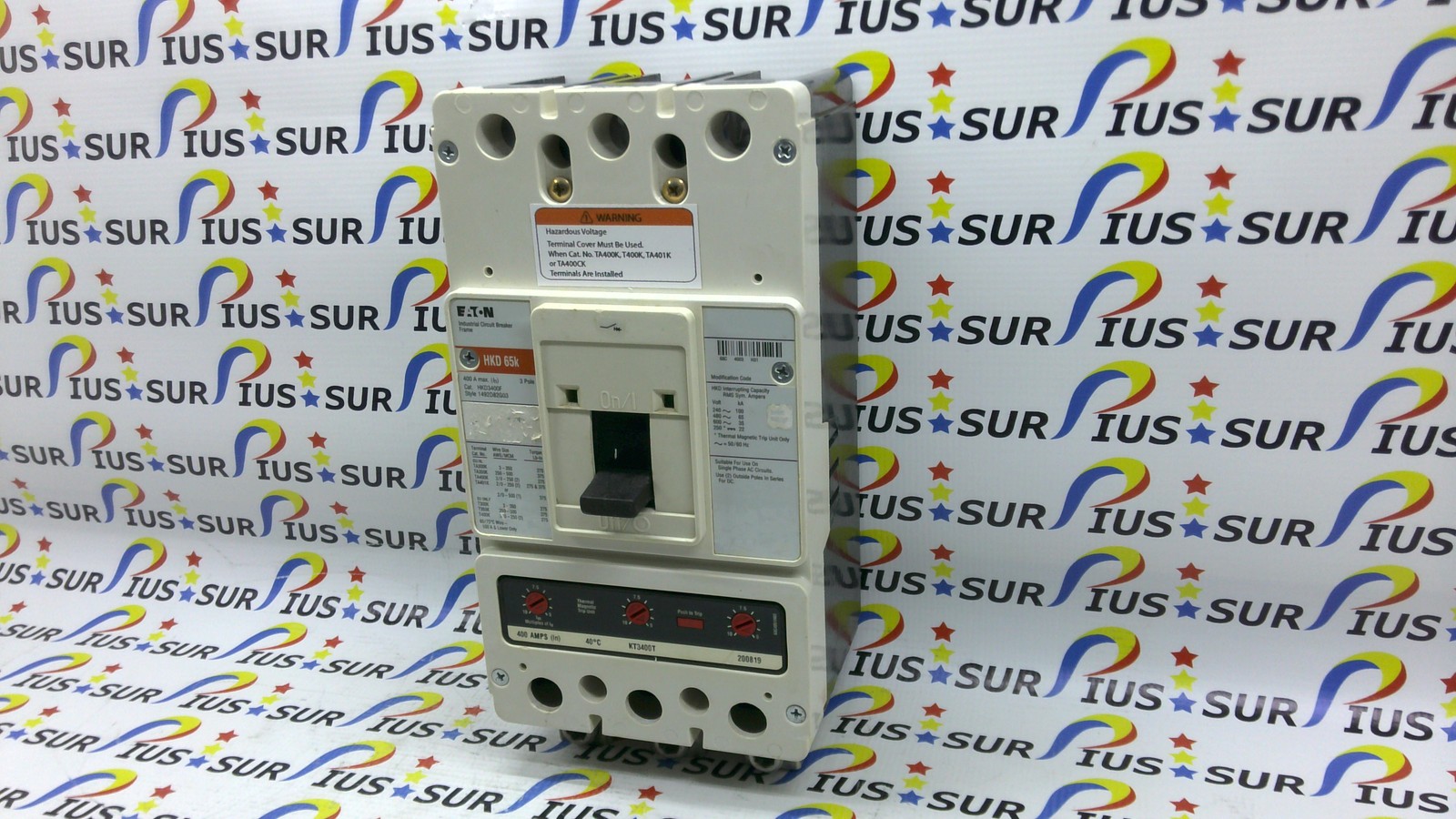 USSP EATON HKD3400F With KT3400T Industrial Circuit Breaker Fame