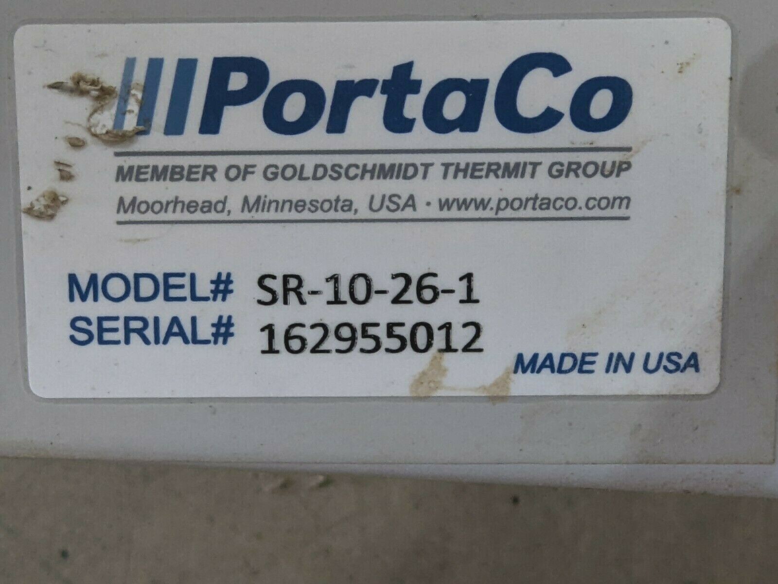 Lot of 2 PortaCo Railroad Tools RN-10-F4-0 Rail Notcher, SR-10-26-1 Rail Saw