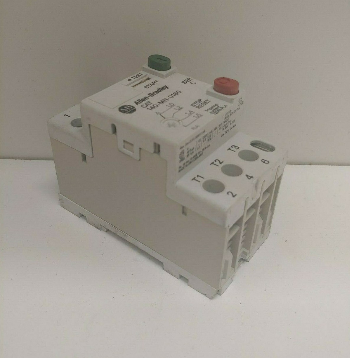 GUARANTEED GOOD! ALLEN-BRADLEY SER C. 1-1.6A 600V MOTOR STARTER 140-MN-0160