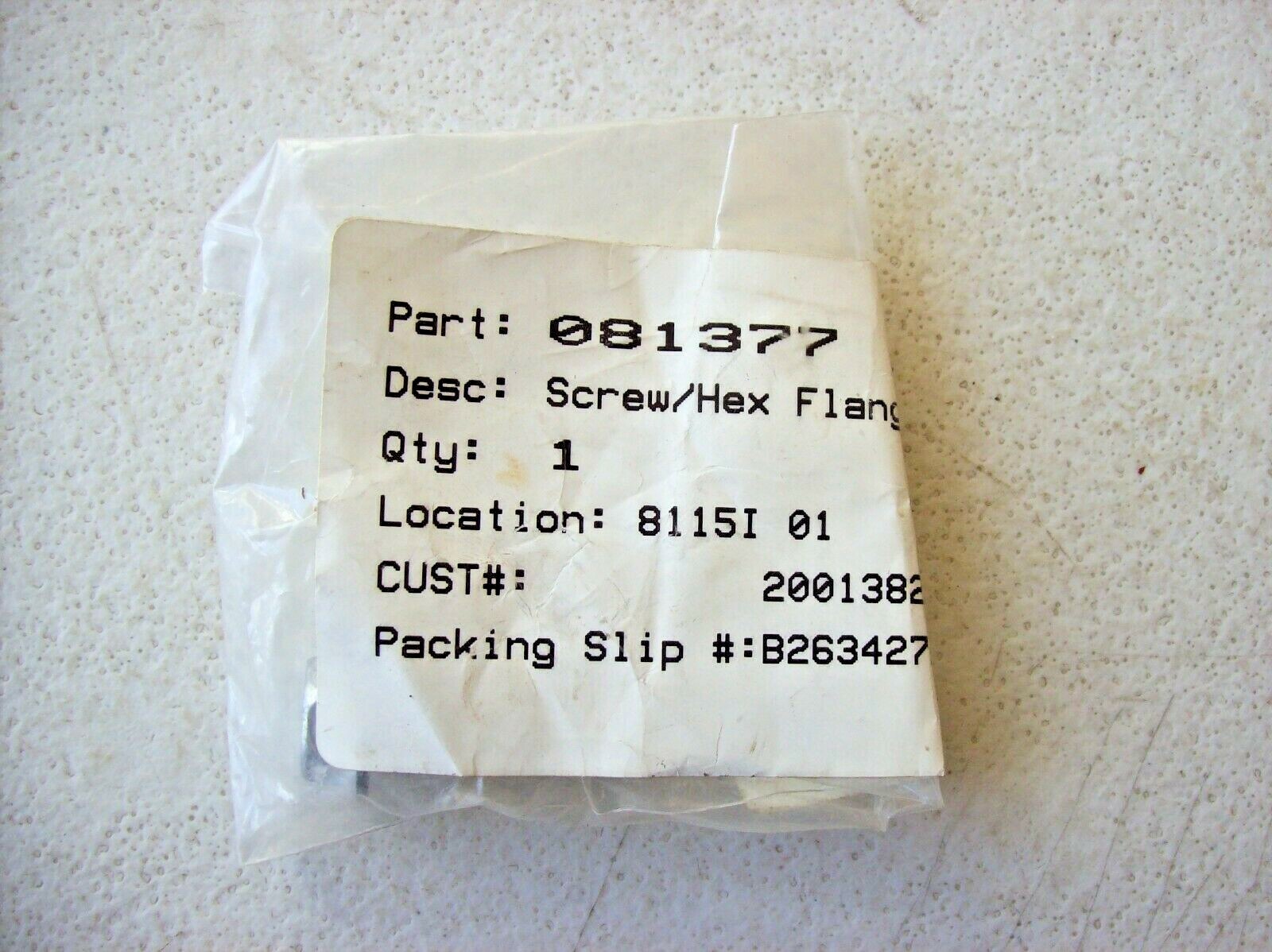 GEHL 081377 Hex Flange Screw Bolt