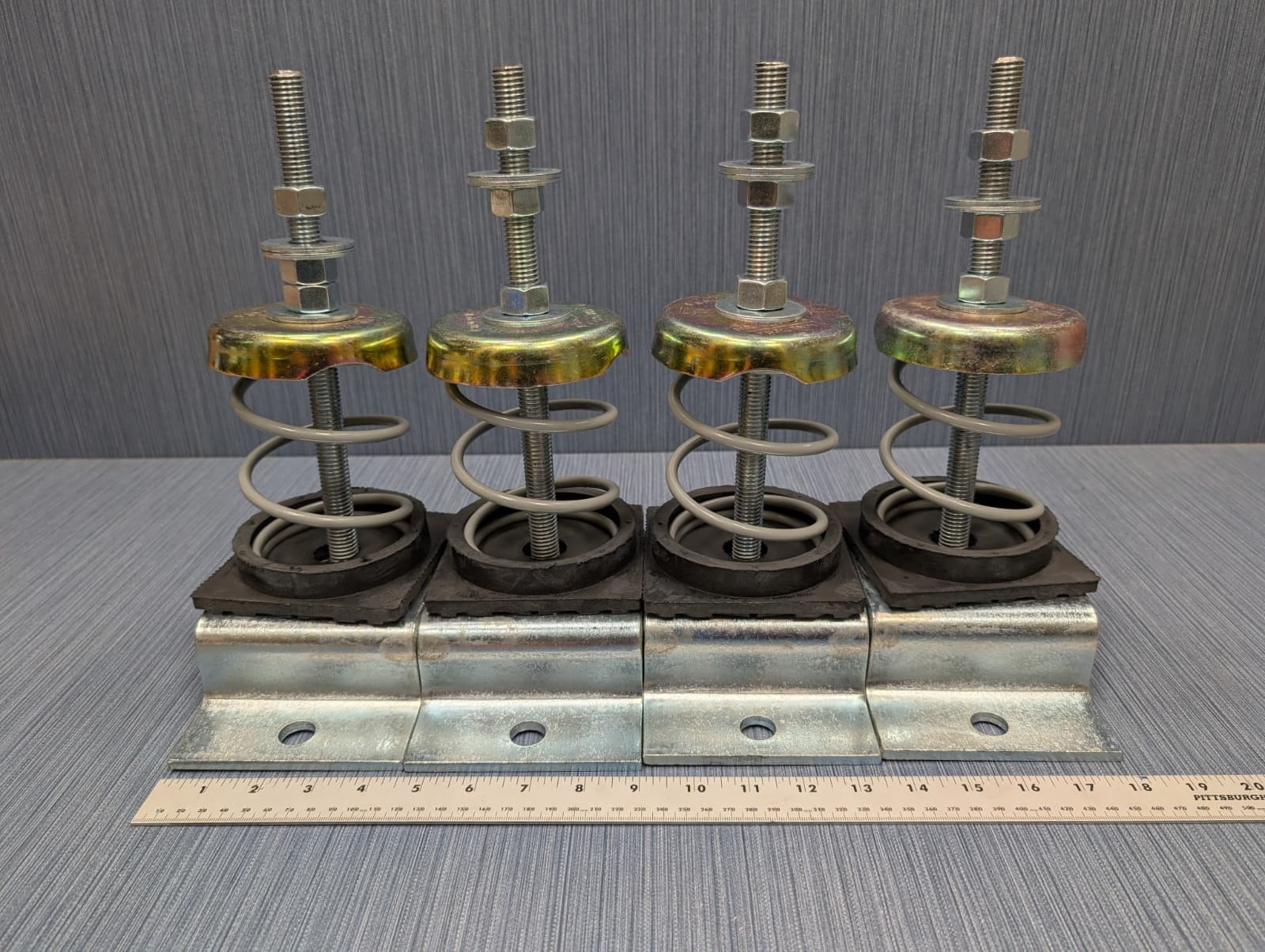 Lot of 4 Isolator Spring Mounts LC 146956 FRS-2-100 See Pictures For Dimensions