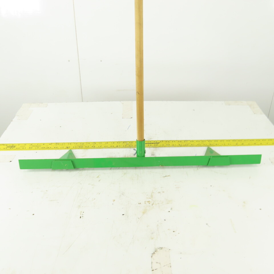 Green Aluminum 2 Row Planting Pointed Hoe Garden Tool Furrow Maker W/56″ Handle