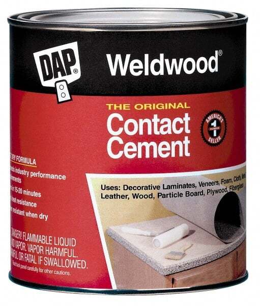 DAP. 273 Contact Adhesive Glue: 1 gal Can, Tan 15 min Working Time