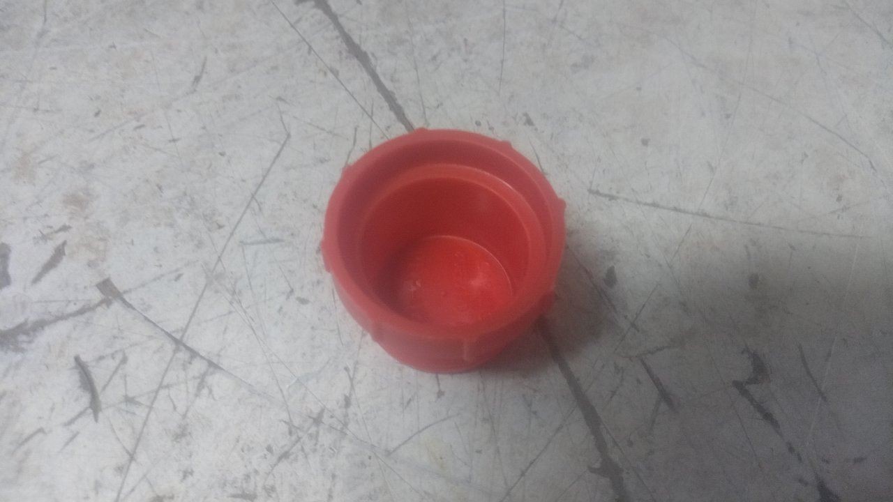 Caplugs PDF-100 356301HB 2,500 Pk 1.16 In Overall Diameter Red Threaded Plug
