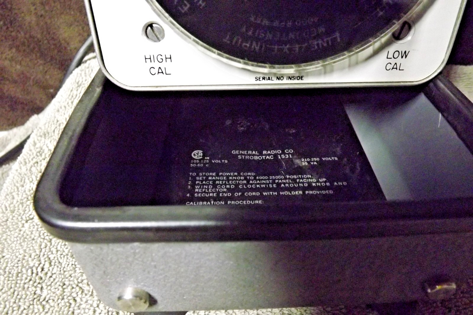 General Radio Co. Cocord MA – Model 1531-AB Strobotac Partially tested