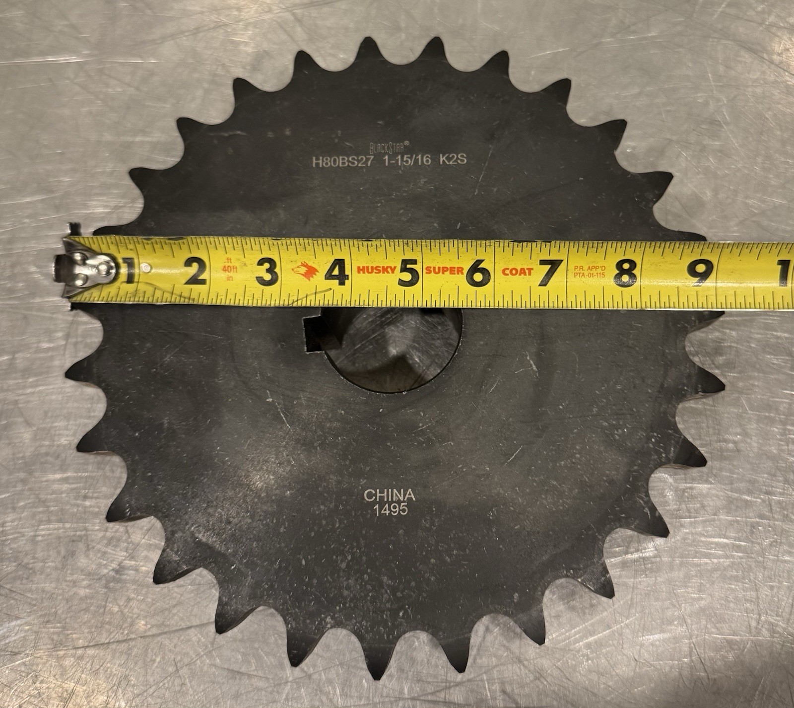 Black Star H80BS27 1-15/16 K2S Sprocket Gear 27 Tooth NEW! FREE SHIPPING!