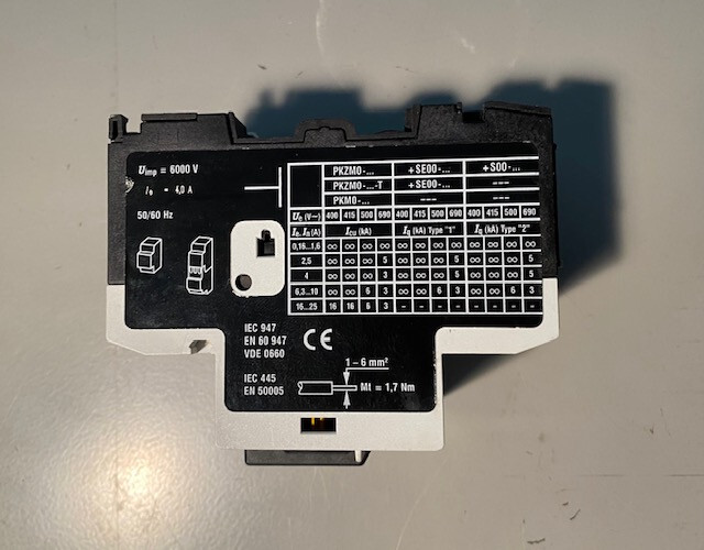 EATON KLOCKNER MOELLER PKZM0-4 Circuit Breaker