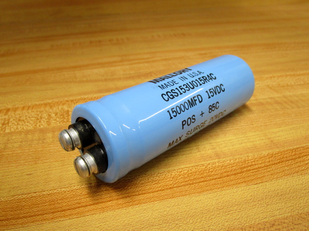 Mallory CGS153U015R4C Capacitor 15000MFD 15VDC