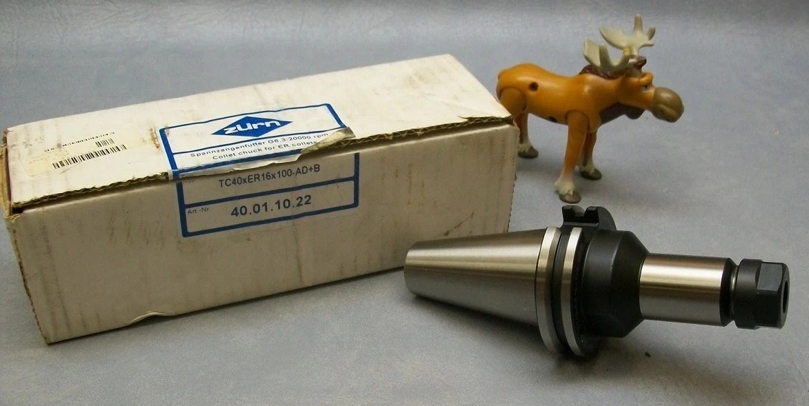 Zurn 40.01.10.22 Chuck for ER Collet 3-20,000RPM TC40xER16x100-AD-B