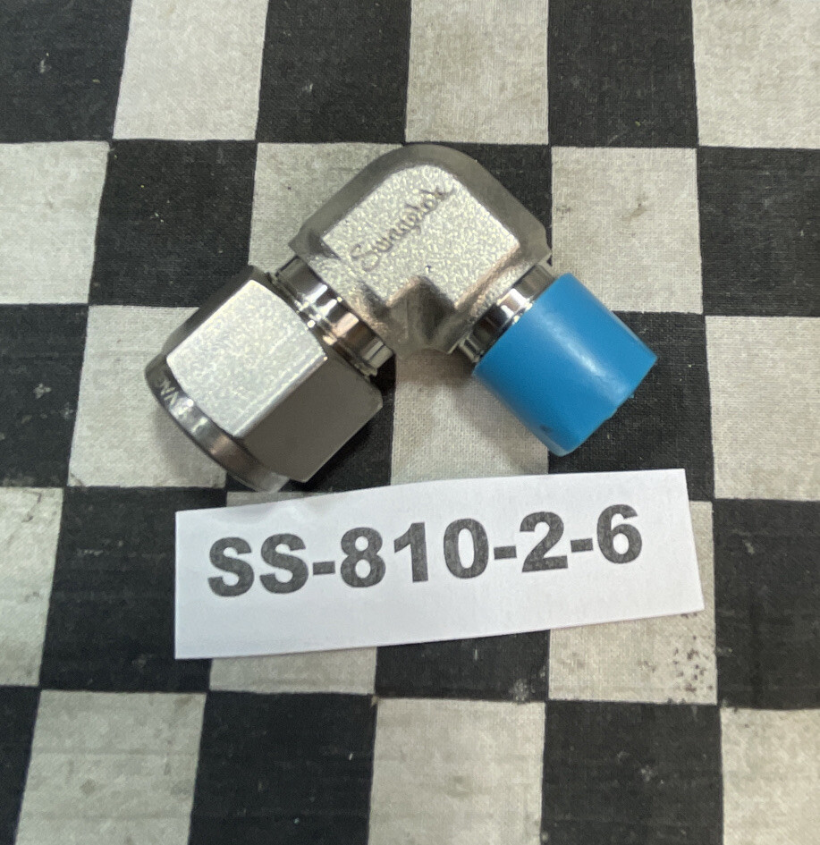 SWAGELOK SS-810-7-8, SS-810-2-6, SS-600-8-8, SS-810-8-8, LOT OF 5#125W10