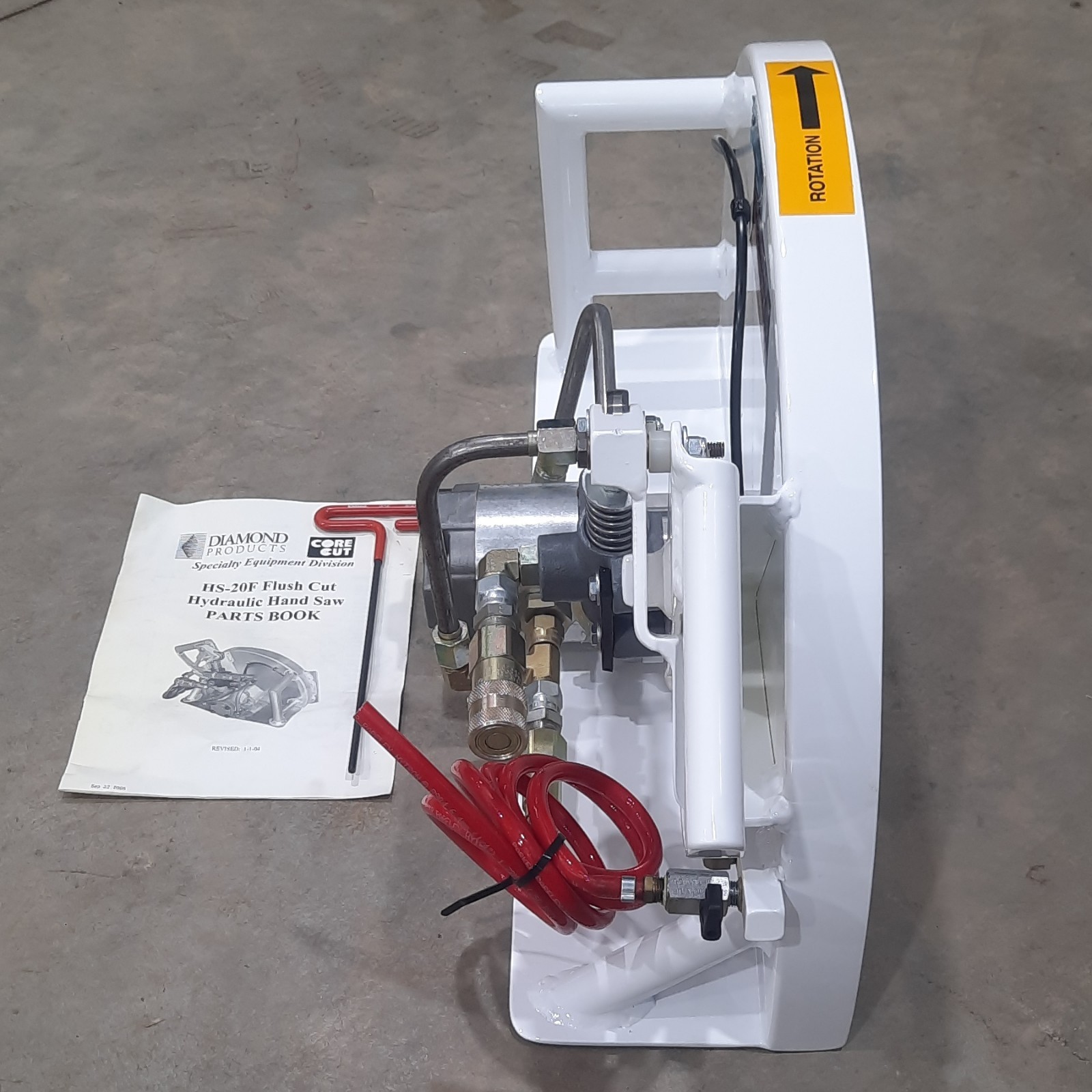 Diamond Products HS Series Flush Cut Hydraulic Hand Saw 15 GPM Concrete Wall Saw
