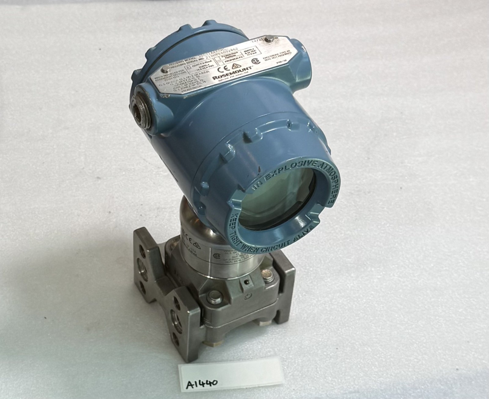 ROSEMOUNT 3051S2CD3 Pressure Transmitter 3051S2CD3A3F15A1AB3E6L1M5