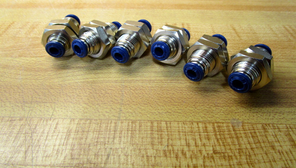 Alpha Technologies 88050-53 Bulkhead Union Fitting 8805053 (Pack of 6)
