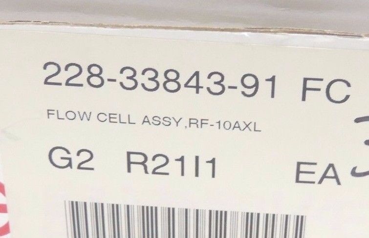 NIB SHIMADZU 228-33843-91 FLOW CELL ASSEMBLY, RF-10AXL, 2283384391