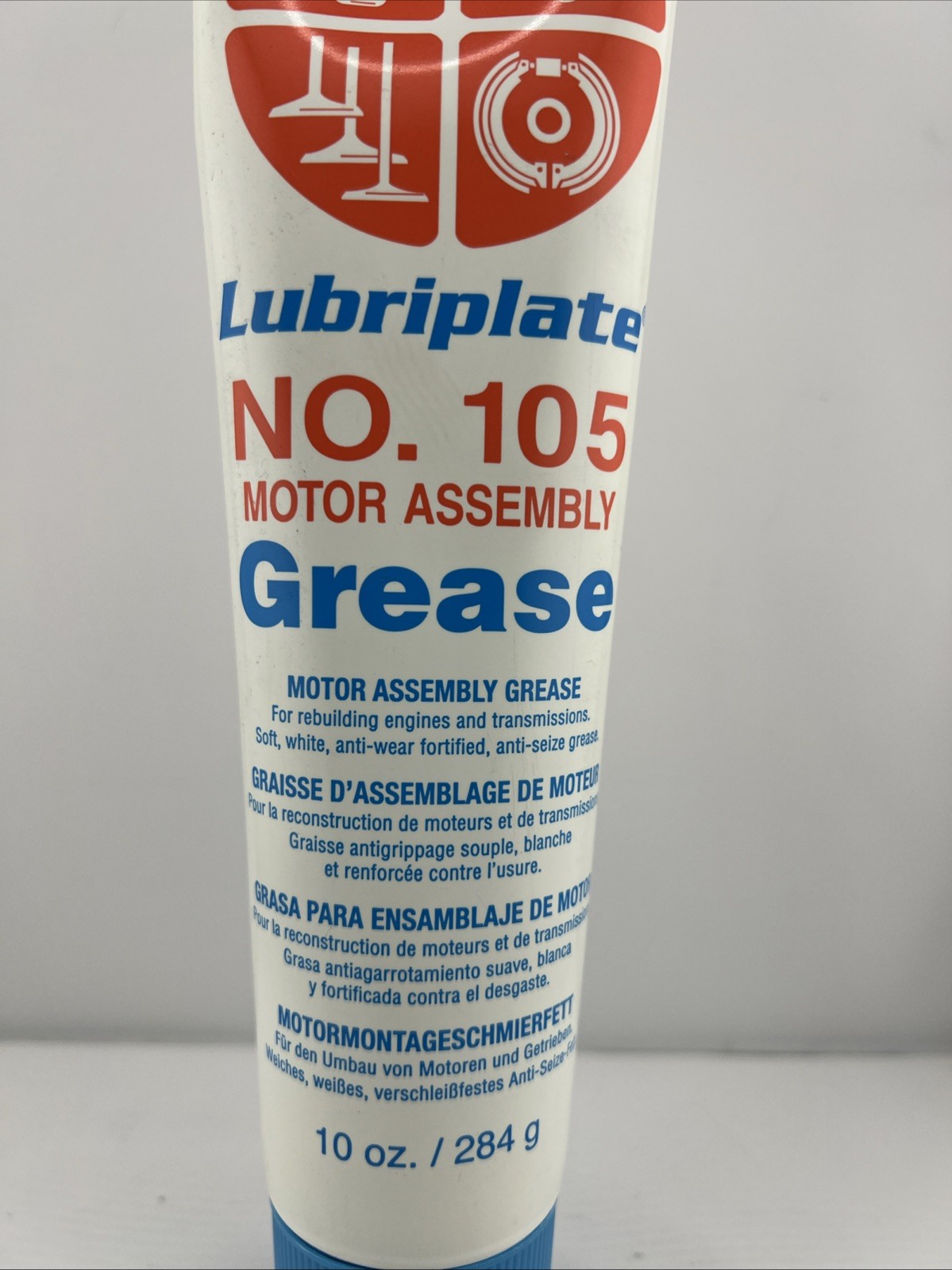 L0034-094 No. 105 Motor Assembly Grease 10 oz Tube Lubricant Industrial