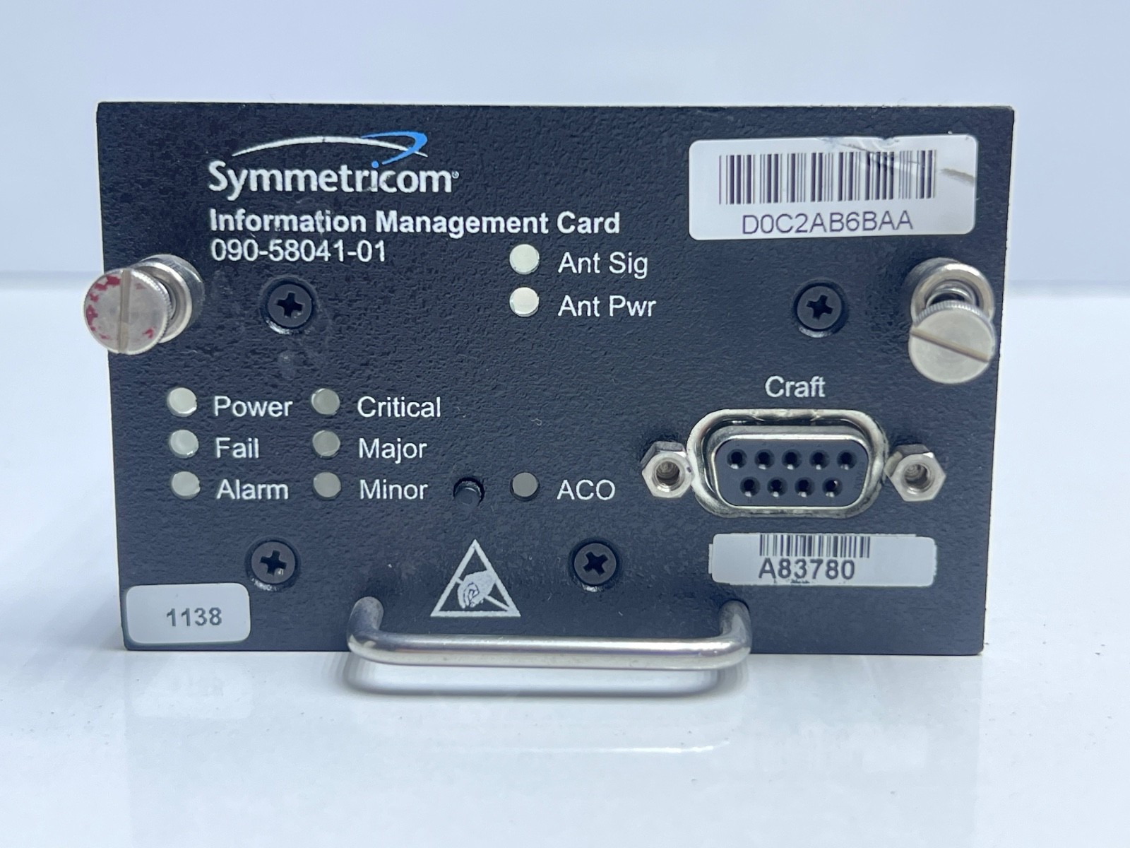 Symmetricom 090-58041-01 Rev:M , information Management Card