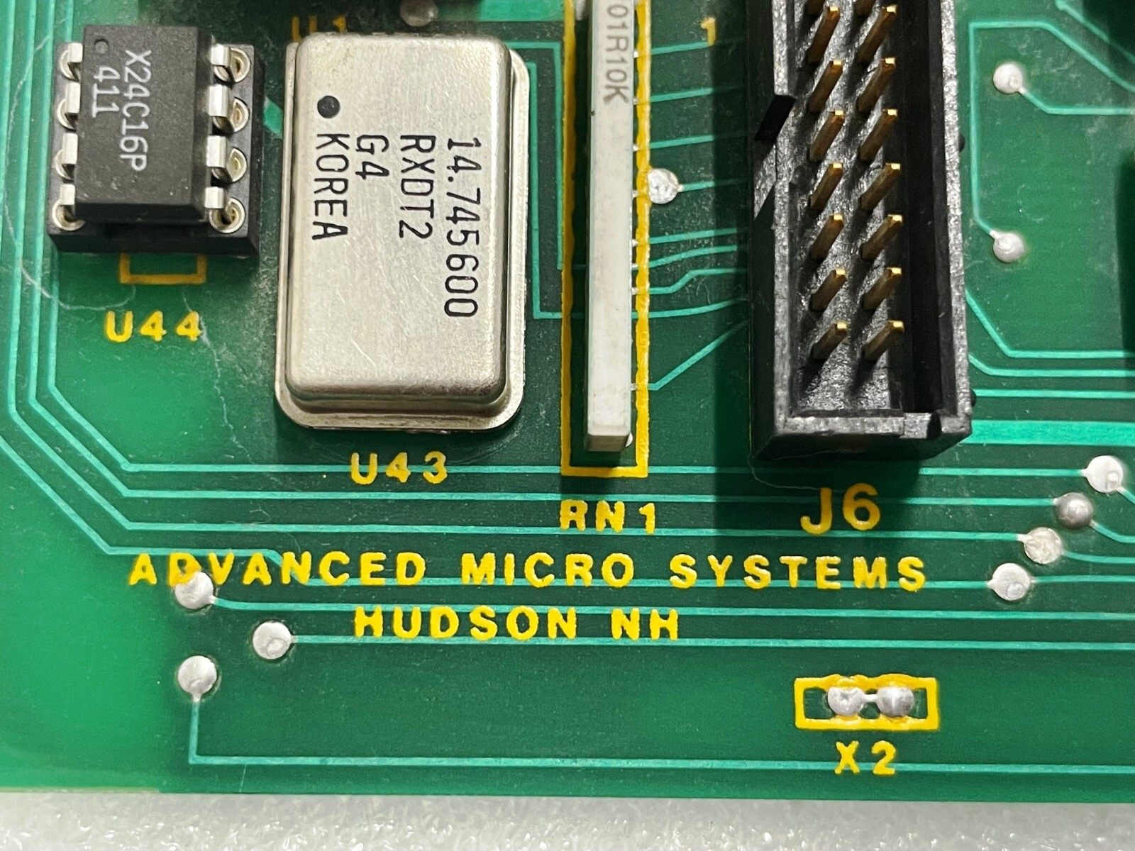 Advanced Micro Systems PC Board MPM 21-1035-0B