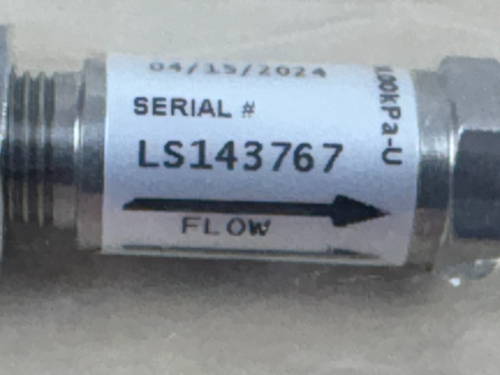 Cincinnati CTS Fixed Leak Orifice Standard, 64.30 scc/m @ 24.0 kPa, 520-64.39