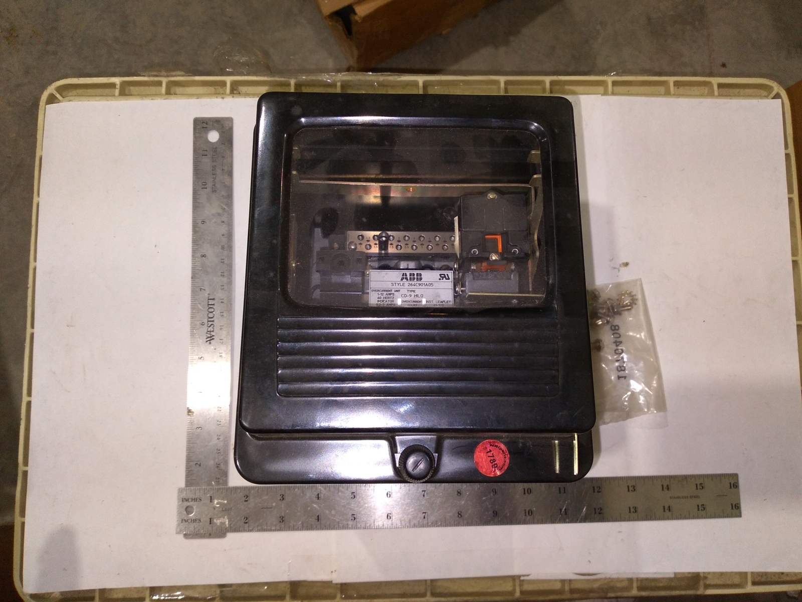 ABB STYLE 264C901A05 1-12AMPS 60HZ,