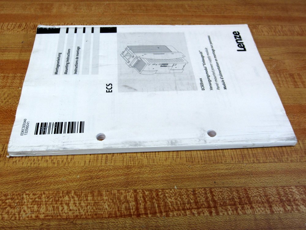 Lenze EDKCSEE040 Mounting Instructions 13296041
