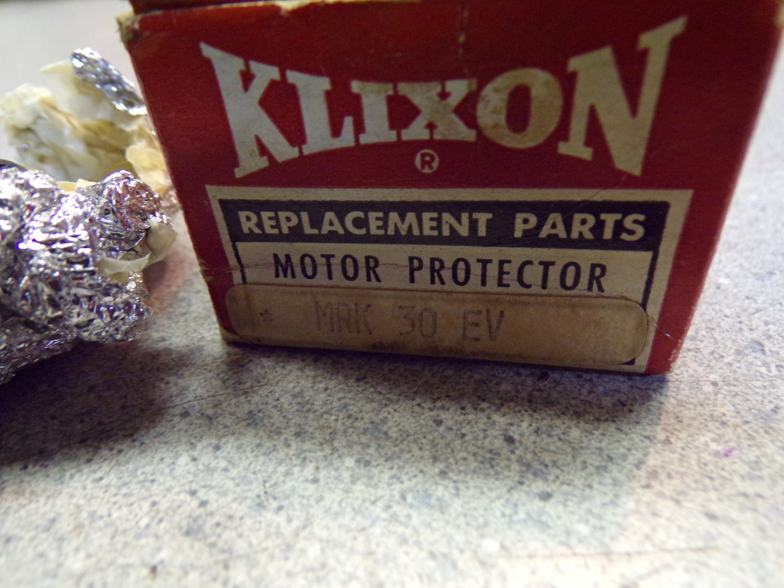 NEW Klixon Motor Protector Parts MRK 30 EV *FREE SHIPPING*