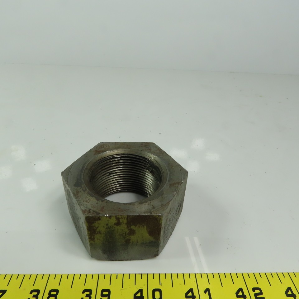 1-5/8 -12 Hex Nut Plain Steel 1-33/64″ Thick 2-9/16″ Wrench Size